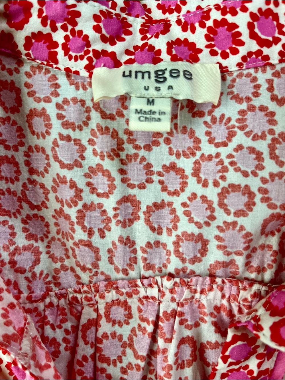Umgee Pink Tiered Dress - Picture 3 of 5